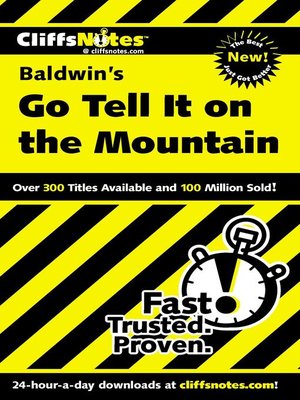 cover image of CliffsNotes on Baldwin's Go Tell It on the Mountain